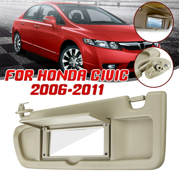 for Honda Civic Hybrid Coupe Sedan 2006-2008 2010 Sun Visor Driver Left Side New